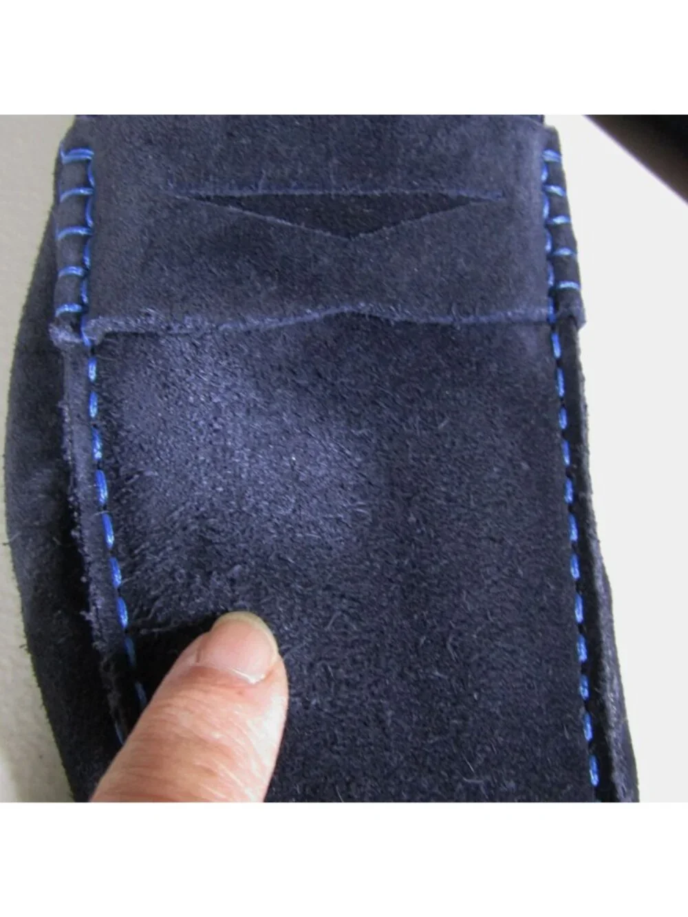 TO BOOT New York Adam Derrick Men Driving Loafers Mocs Shoes Blue Suede Italy 10